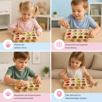 Montessori Fühlspiel – Sensorisches Lernspielzeug