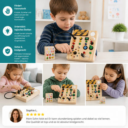 Interaktives Montessori Lernbrett für Kinder