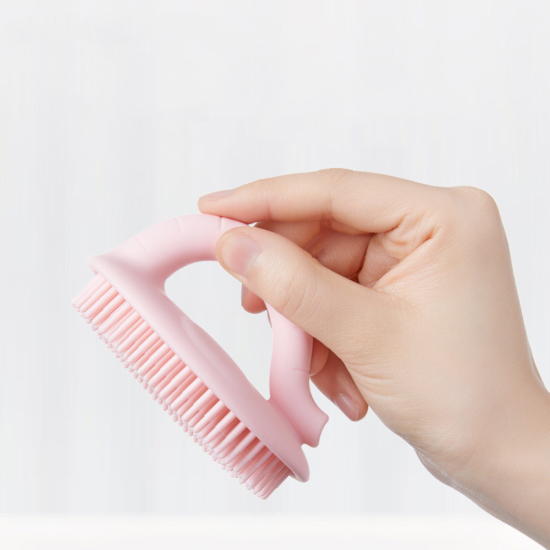 Silikon Baby Duschbürste – Weiche Badebürste zur sanften Körperreinigung