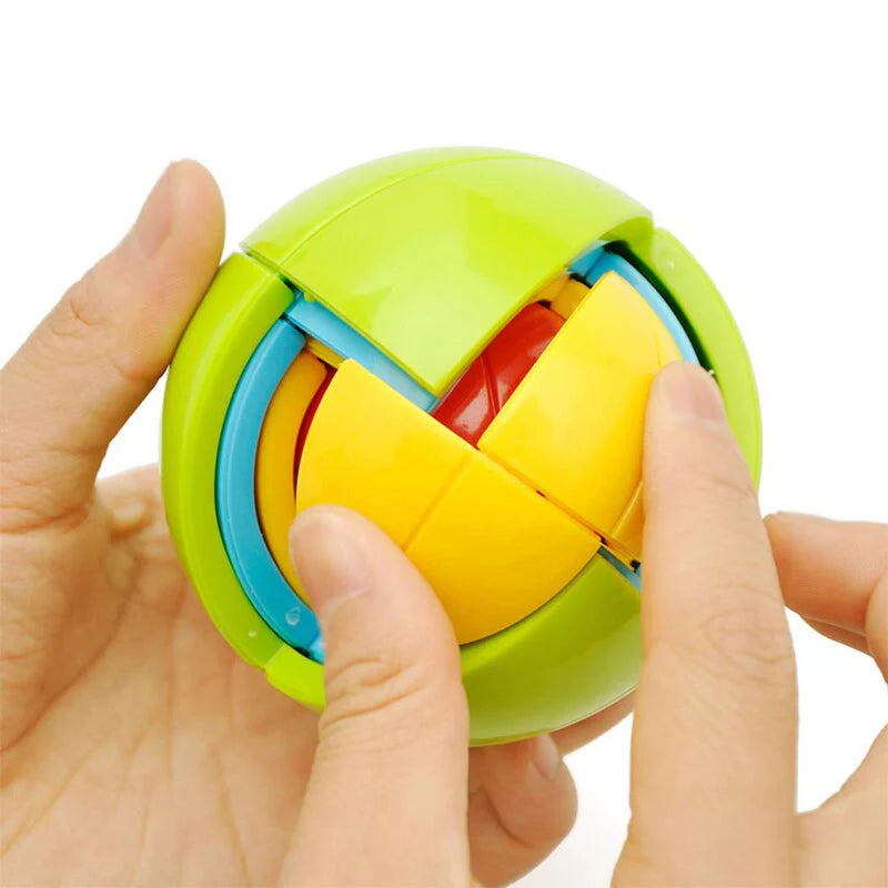 Farbenfrohes 3D Puzzle Ballenspiel – Fördert Kreativität und Problemlösungsfähigkeiten für Kinder