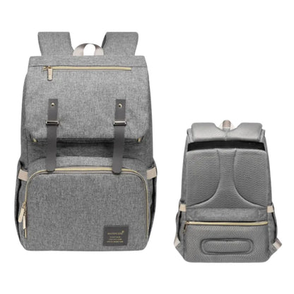 Wickelrucksack mit USB-Anschluss – Baby Rucksack mit Flaschenwärmer & Ladefunktion