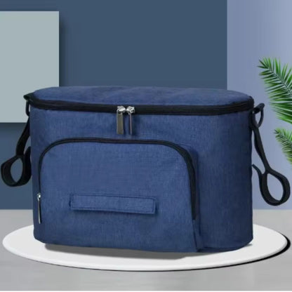 Multifunktionale Kinderwagen-Tasche mit Isolierfach und Feuchttuchspender