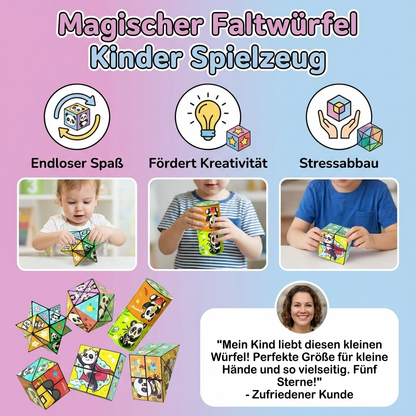 Magischer Faltwürfel Kinder Spielzeug