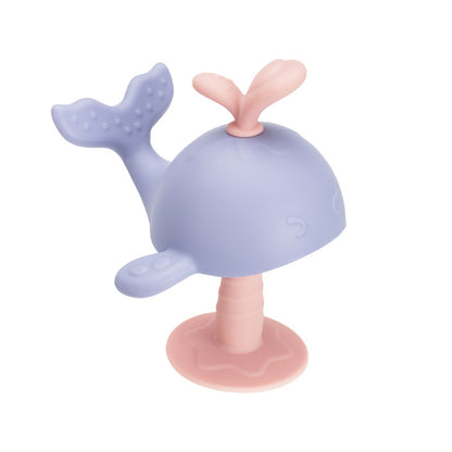 Baby Beißring Wal aus Silikon – Sicheres Teething Spielzeug für Babys