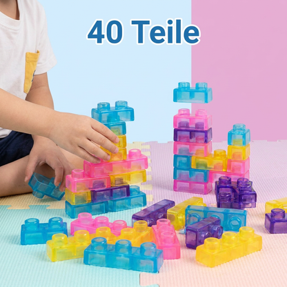 Zauberhafte Gummiblockchen, weiche Bausteine für Kinder