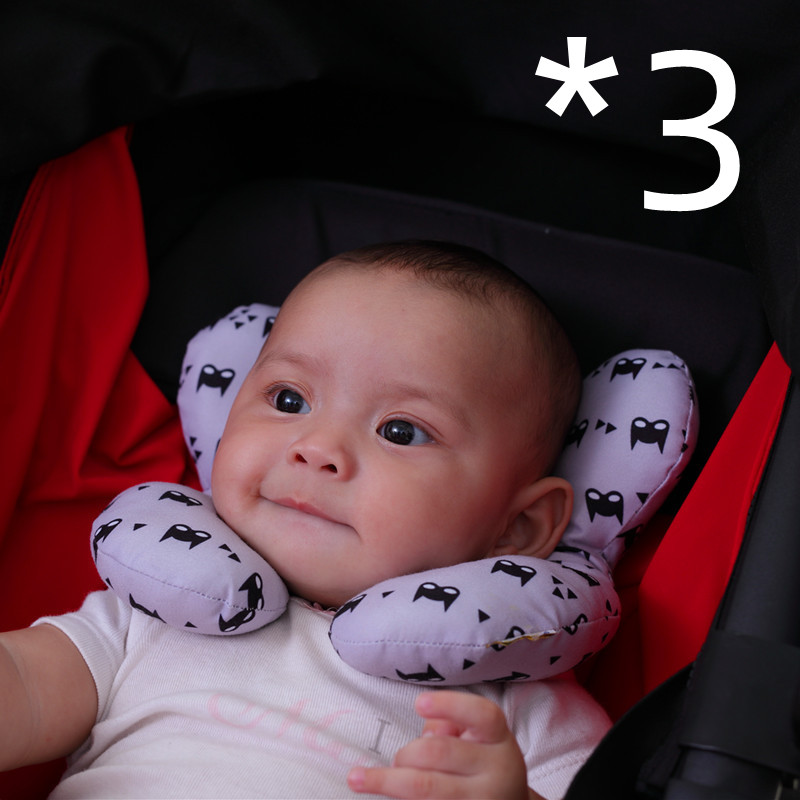 Baby-Nackenkissen für Autositz, Kinderwagen und Reisen