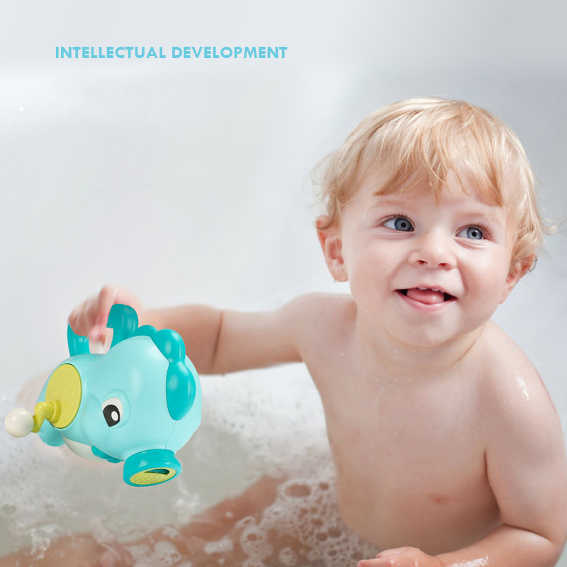 Dino Badespielzeug mit Wasserpumpe – Interaktives Wasserspielzeug für Babys