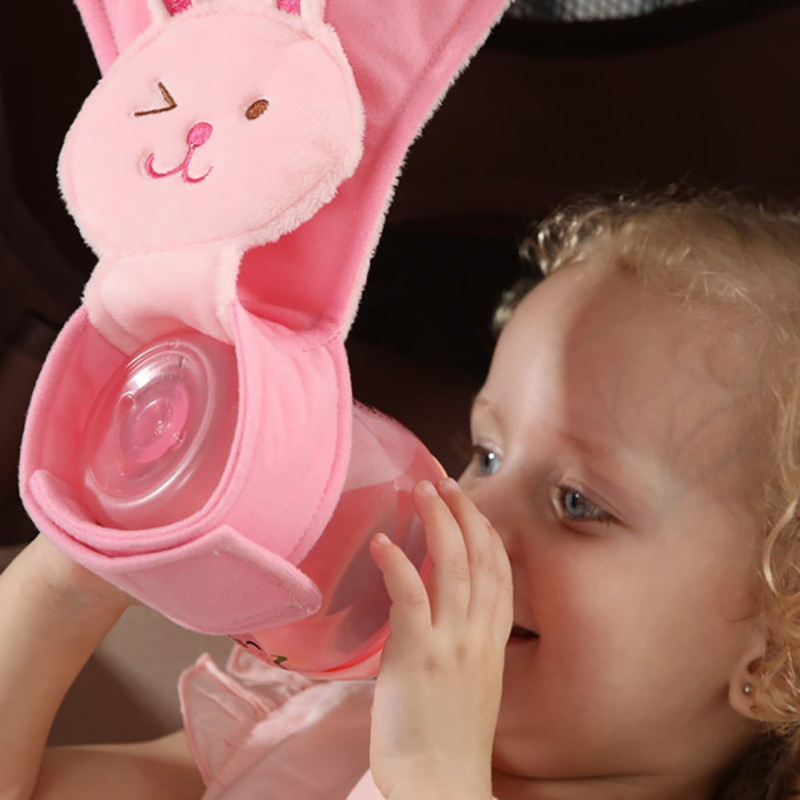 Baby Flaschenhalter für Kinderwagen – Trinkhilfe, Freihändig & Verstellbar