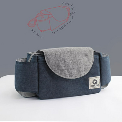 Kinderwagen Organizer Tasche – Multifunktionale Aufbewahrung für Babyzubehör