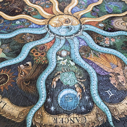 1000-teilige Runde Astrologie-Puzzle
