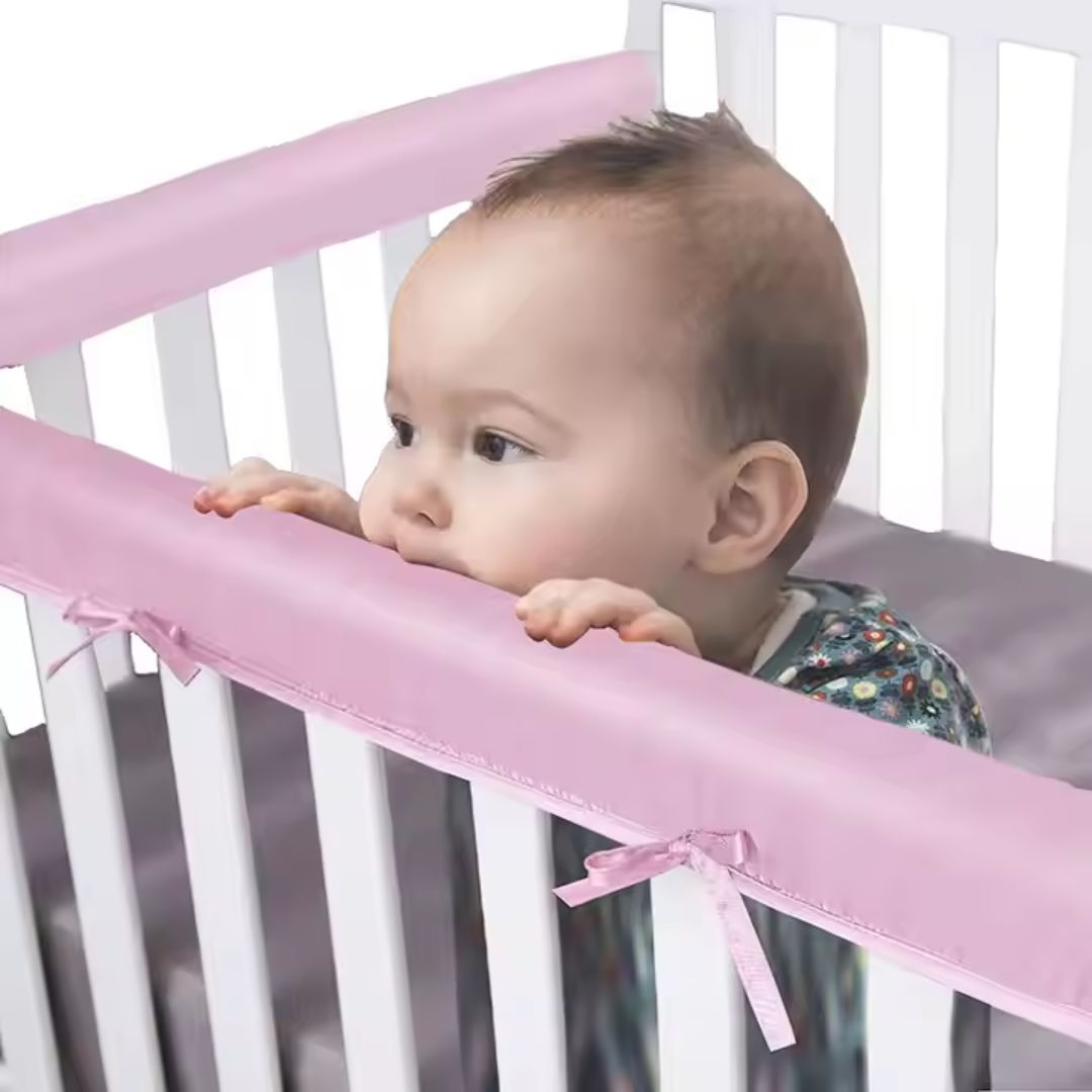 Baby Bettnestchen aus Baumwolle – Weicher Stoßschutz fürs Gitterbett