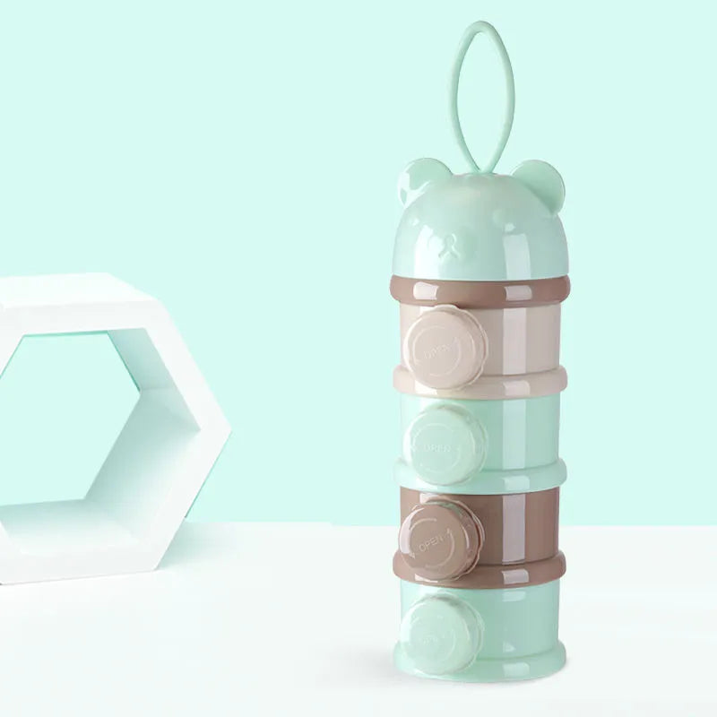 Baby Milchpulver Spender – Stapelbarer Behälter für Milchpulver & Snacks