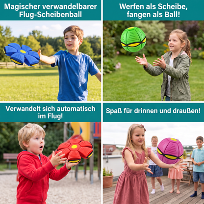 Magischer verwandelbarer Flug-Scheibenball – Interaktives Spielzeug für Kinder