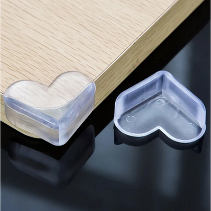 Herz Eckenschutz Transparent – Baby Sicherheits Eckenschützer für Möbel