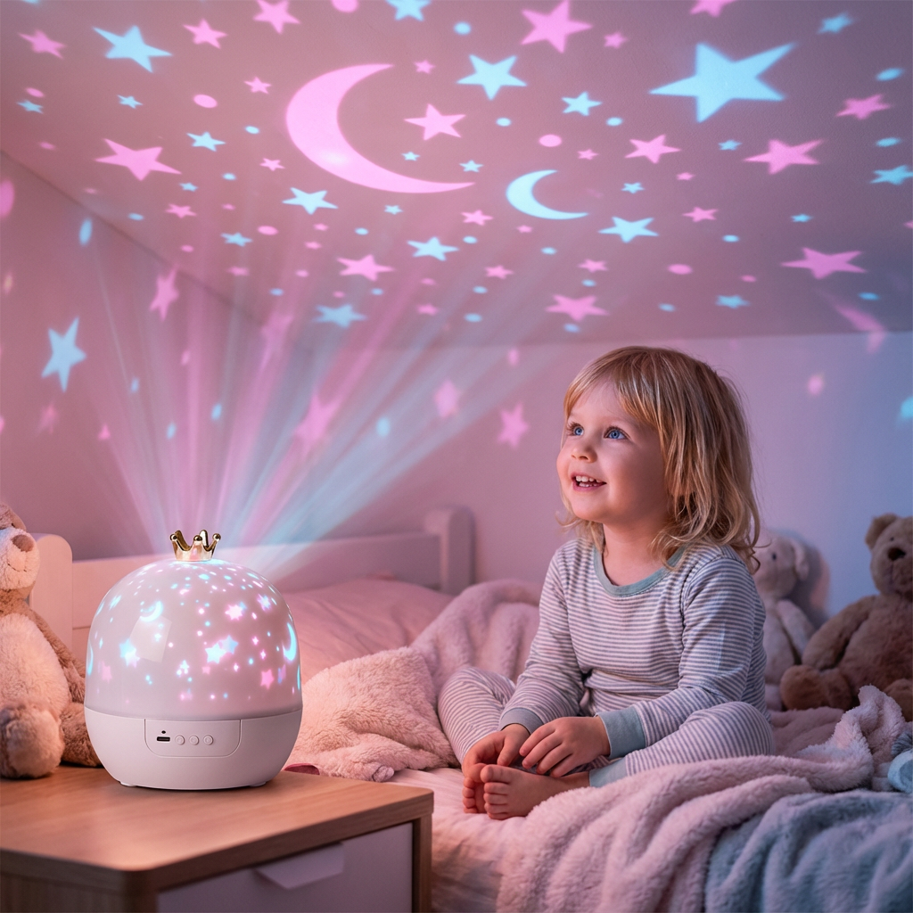 2in1 Kinder Nachtlicht und Projektor