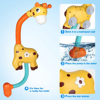 Badespaß Giraffe – Kinderfreundlicher Duschkopf
