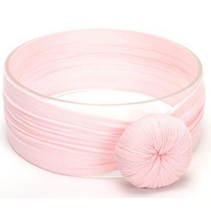 Baby Turban Stirnband Mädchen – Weiches Knotenmuster Haarband