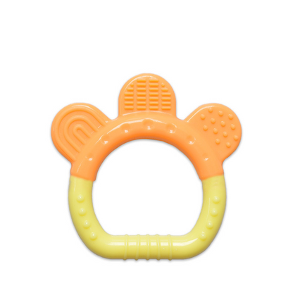 Baby Beißring Set – Bunte Silikon Beißringe in Frucht- und Tierdesign