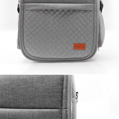 Baby Reisebett mit Wickeltasche – Tragbares 2-in-1 Bett für Unterwegs