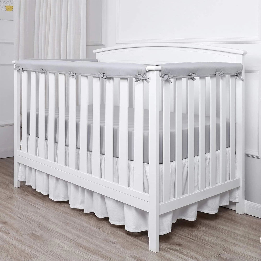Baby Bettnestchen aus Baumwolle – Weicher Stoßschutz fürs Gitterbett