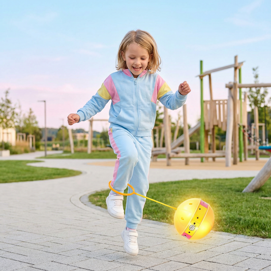 LED Knöchel Hüpfball – Interaktives Spring-Spielzeug für Kinder