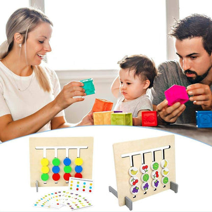 Logikspiel für Kinder - Montessori-Sortierpuzzle