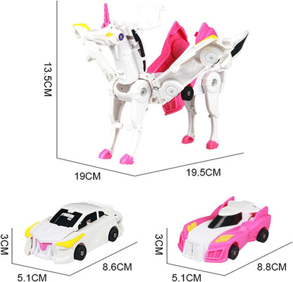 Verwandlungswunder – Einhorn-Transformer Auto