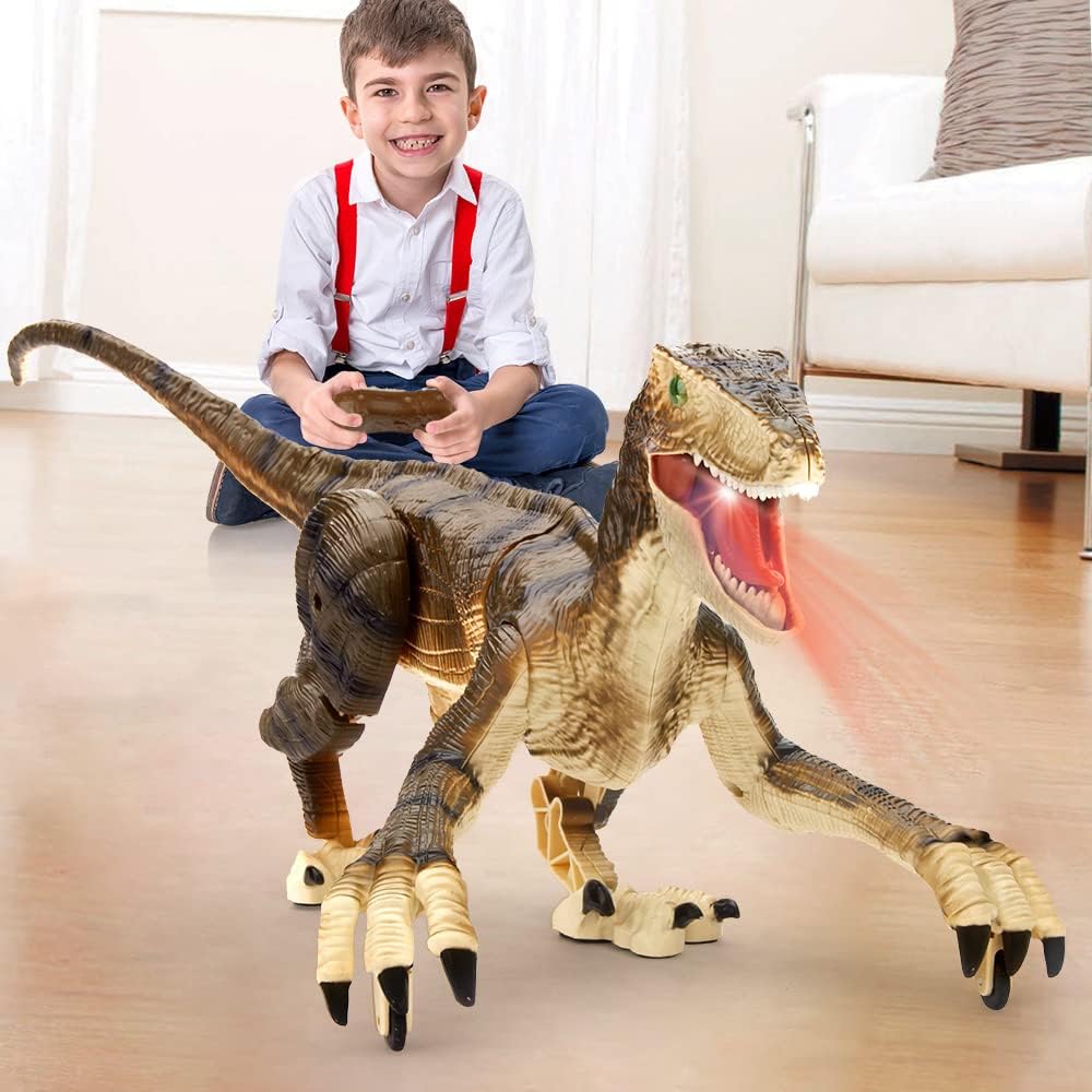 Fernsteuerbarer Dinosaurier mit Nebelspray-Funktion