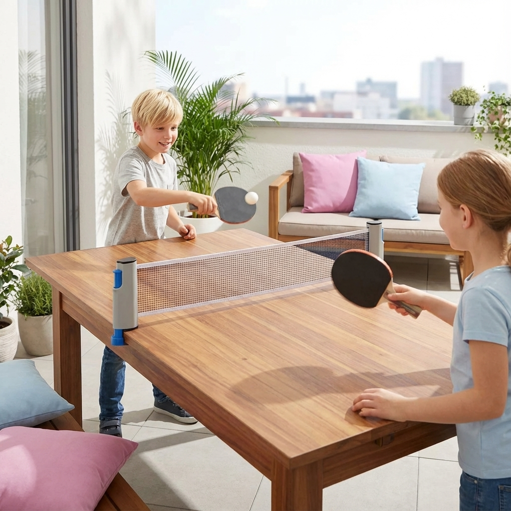 Anpassbares Tischtennis Set - Passend für Jeden Tisch!