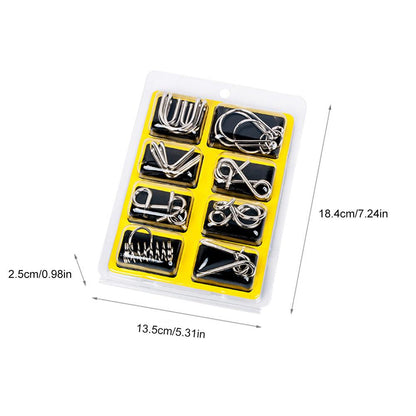 Metall-Puzzle-Ring-Set