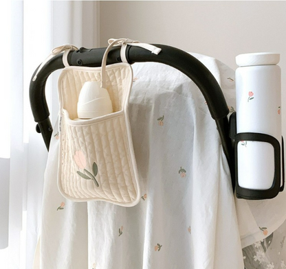Baby Aufbewahrungstasche zum Hängen – Für Kinderbett & Kinderwagen