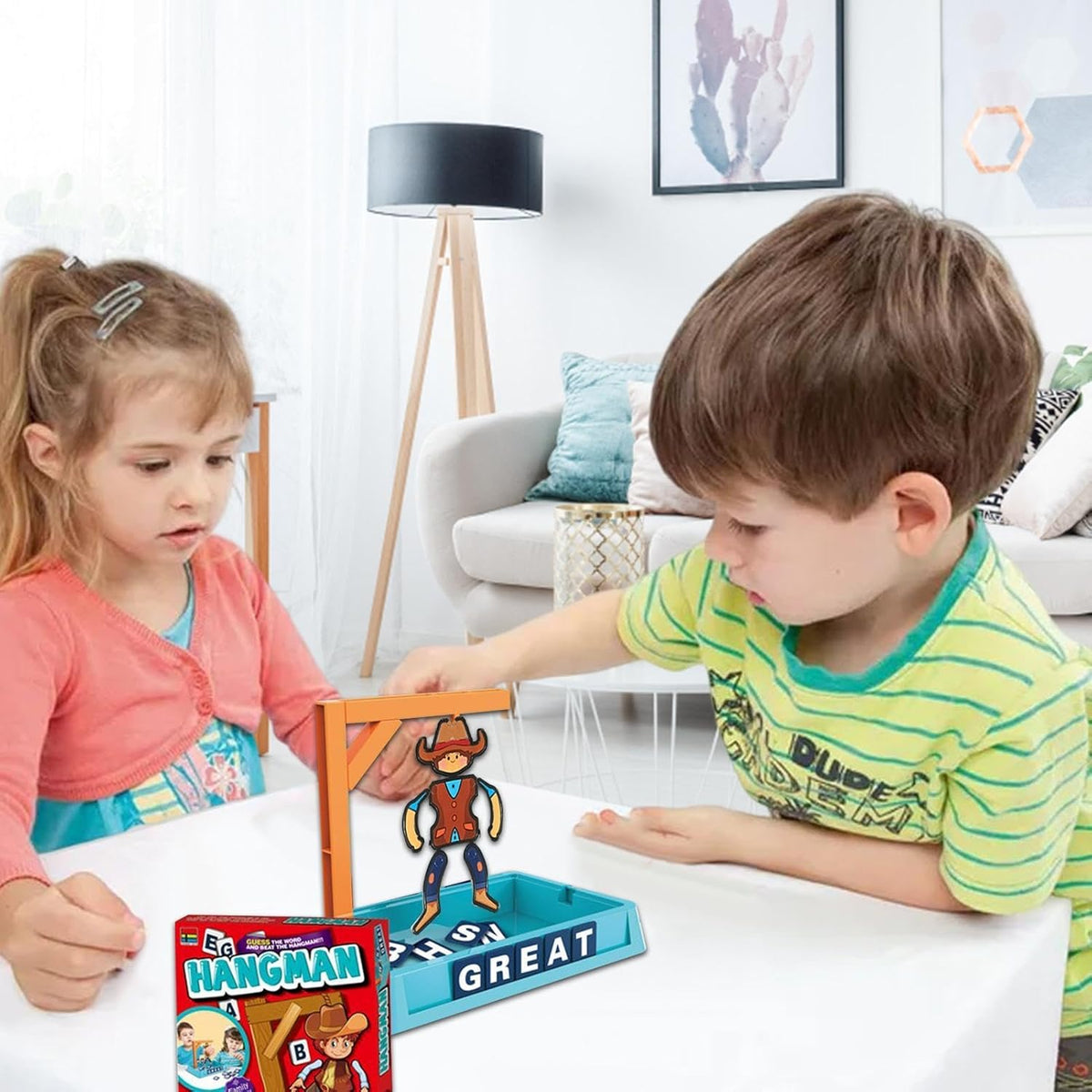 Cowboy-Thema Hangman Wortspiel