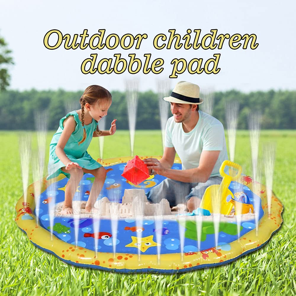 Wasserspielmatte für Kinder – Spritzmatte für Garten & Sommer-Spaß