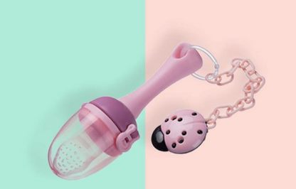Baby Fruchtsauger und Feeder – Silikon Beißring und Fütterhilfe