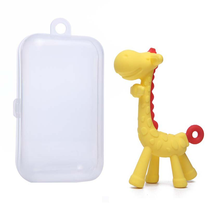 Baby Beißspielzeug Giraffe aus Silikon