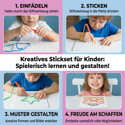 Kreatives Stickset für Kinder