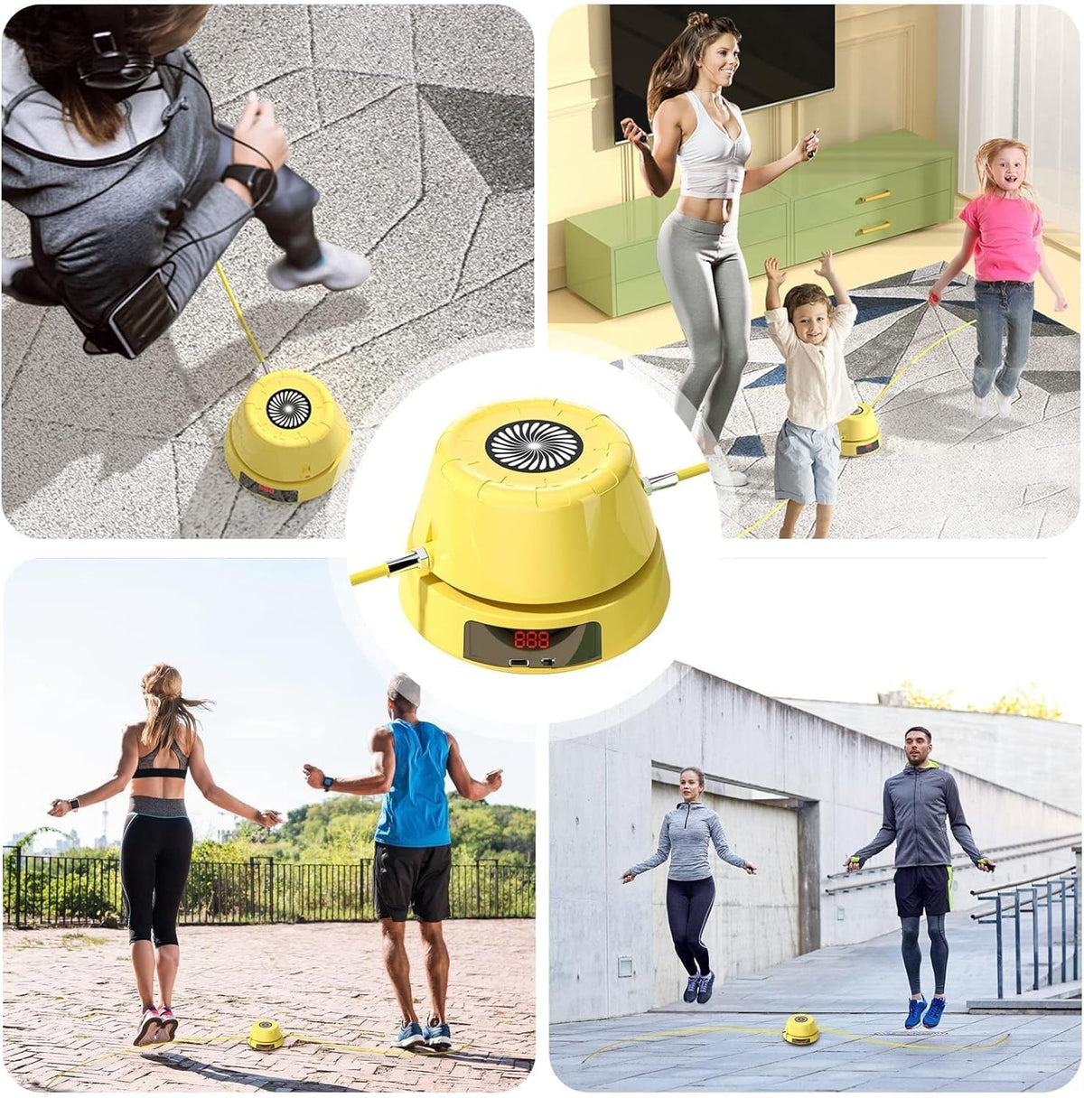 Seilspring-Spielspaß für die Ganze Familie