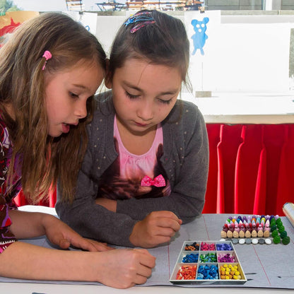 Kreativer Spielspaß – Bunte Holzbausteine