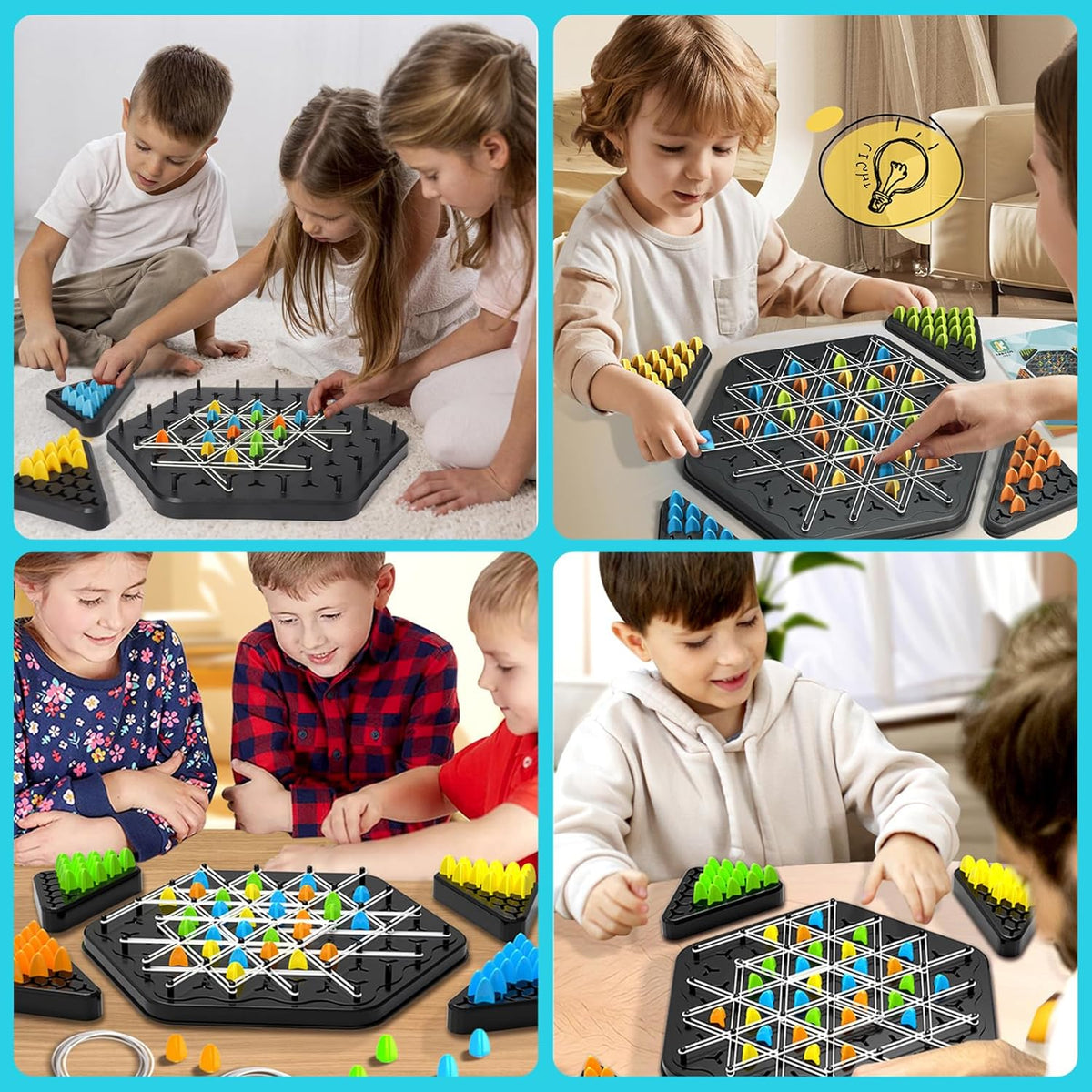 Gummiband-Schach Denkspiel