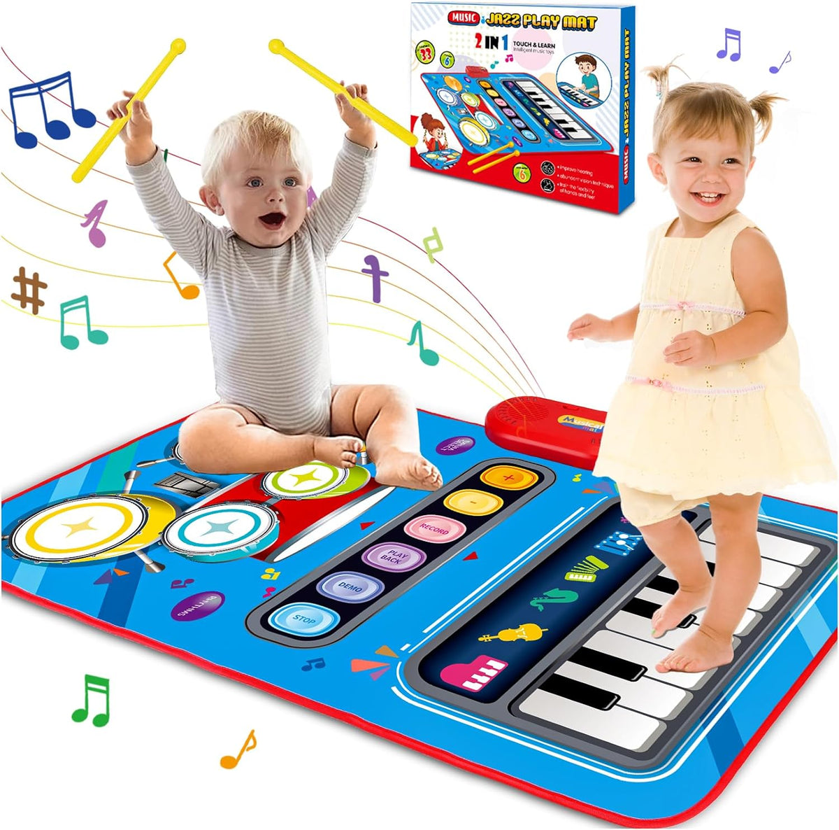 Kreative Musikmatte für Kinder