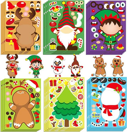 Verspielte Winter-Wunder - Weihnachtssticker für Kinder