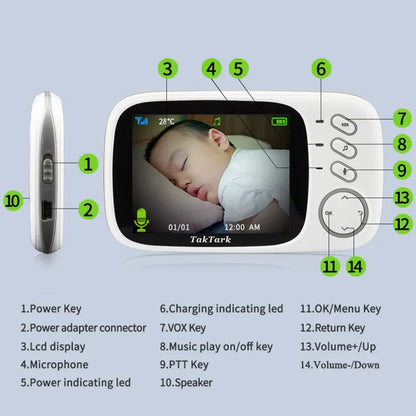Babyphone mit Nachtsicht und Schlafliedern