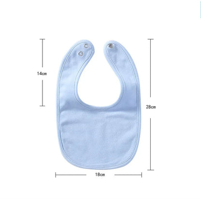 Baby Lätzchen aus Weicher Baumwolle – Saugfähig & Hautfreundlich mit Druckknopf