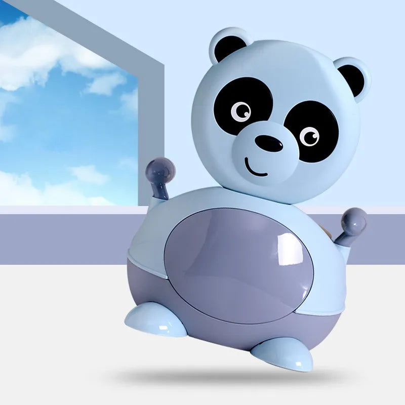 Töpfchenstuhl für Kinder in Pandaform – Weiches Baby Töpfchen mit PU-Sitz