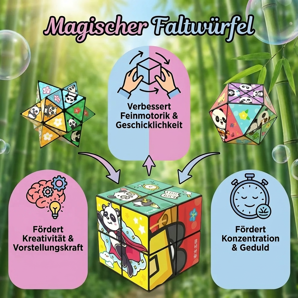Magischer Faltwürfel Kinder Spielzeug