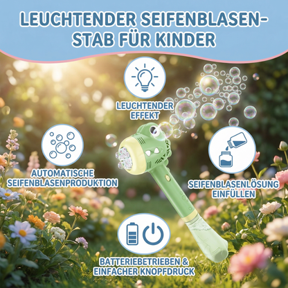 Leuchtender Seifenblasen-Stab für Kinder – Automatischer Bubble Maker