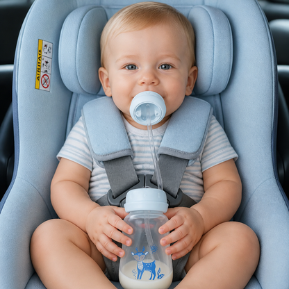 Freihändige Baby Trinkflasche zum Füttern