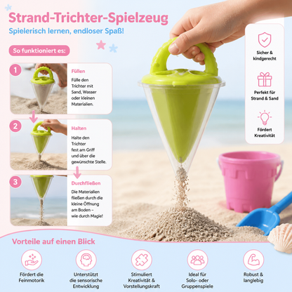 Strand-Trichter-Spielzeug für Kinder