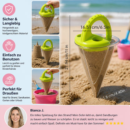 Strand-Trichter-Spielzeug für Kinder