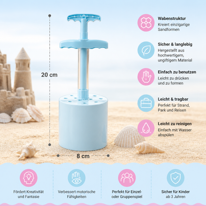 Honeycomb Sand Castle Maker – Sandform für Kinder